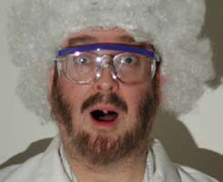 The professor is surprised.