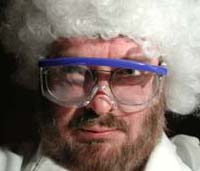Glen Newton as the scientist in "Monster Mash"