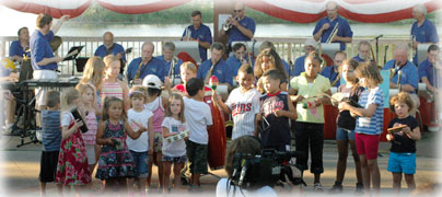 Guest percussionists, July 4, 2011