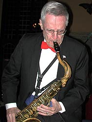 Mickey plays tenor sax.
