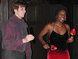 Shaker and maraca players.