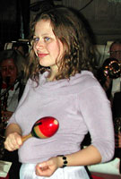 Even a single maraca adds to the Latin sound.