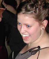 A joyous expression.