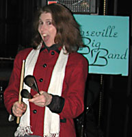 The two tones of the agogo bells punctuate the syncopation.