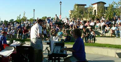 The audience is enthralled by Ann's solo.