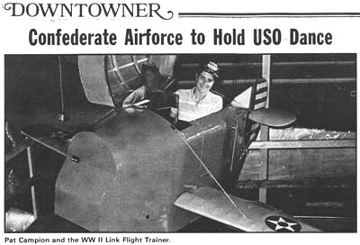Pat Campion and the WW II Link Flight Trainer