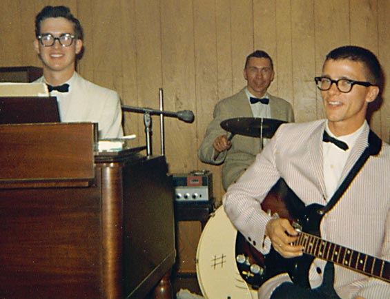 Glen, Wayne, and Dan smile for the camera.