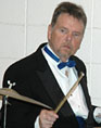 Ed plays drums