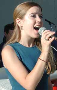 Sarah sang "All of Me".