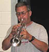 Peter plays the trumpet.