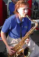 Deb played tenor sax.