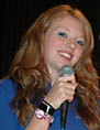 Heather smiles for the camera