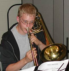 Ted plays Glen's Bach 50B bass trombone