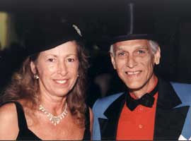 Betty and Larry smile for the camera.