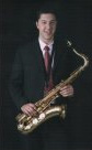 Mario poses with his tenor sax