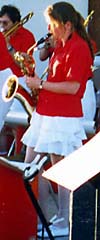 Melanie Kleiss played baritone sax.